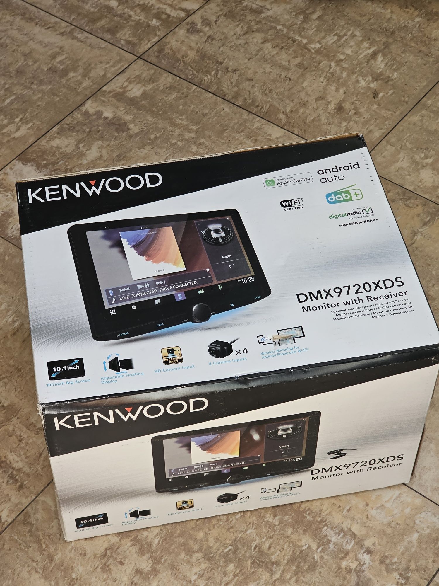 Kenwood DMX9720XDS, receptor AV multimedia digital 2DIN cu display HD