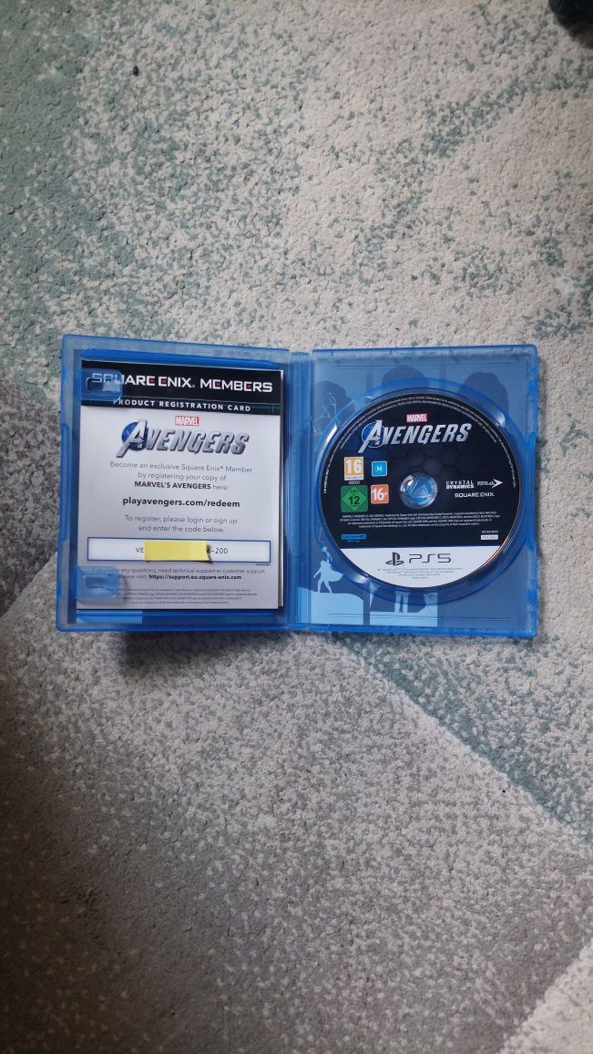 Avengers Ps5 disk