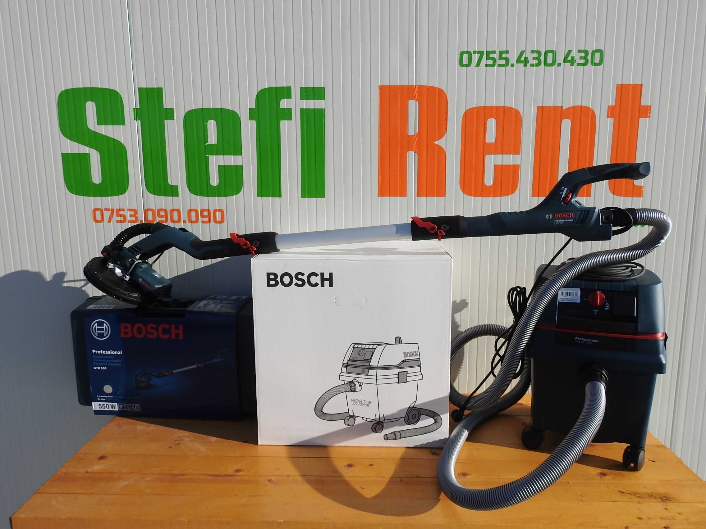 Aspirator bosch gas 25 +slefuitor glet bosch gtr 550