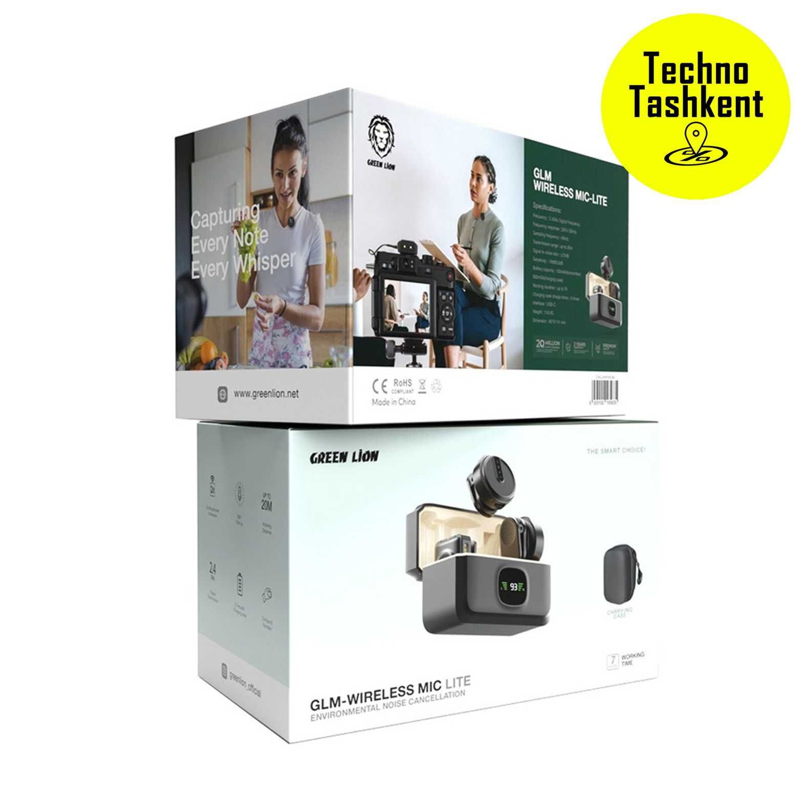Беспроводной микрофон Green lion GLM-Wireless Mic Lite, 360, 2,4 Гц