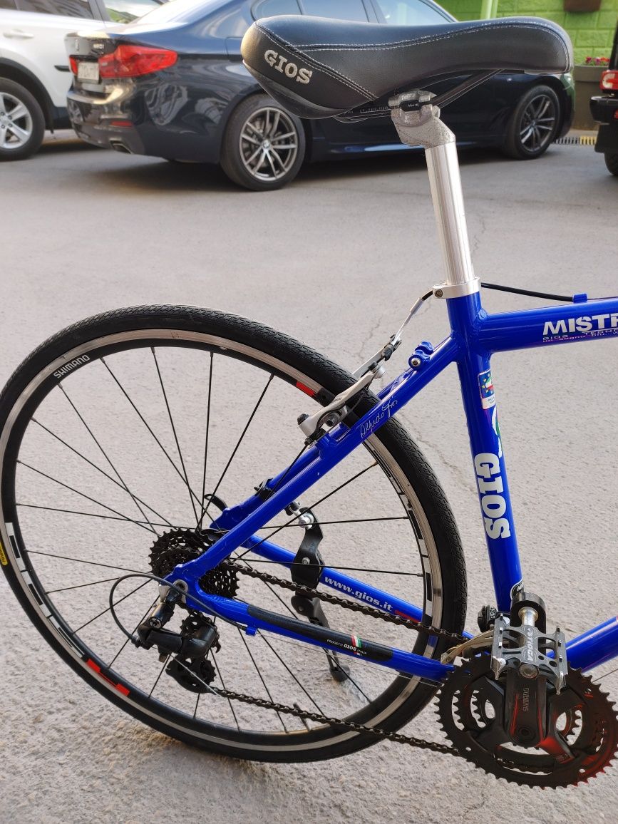 Красивый итальянский велосипед Gios Mistral Легкий гибрид из Японий