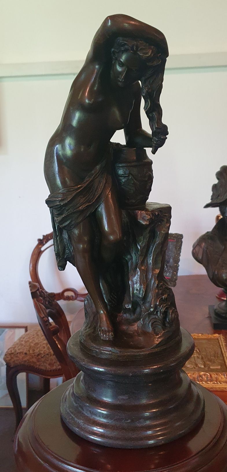 Statuetă Bronz *** vintage / antic / vechi / retro ***