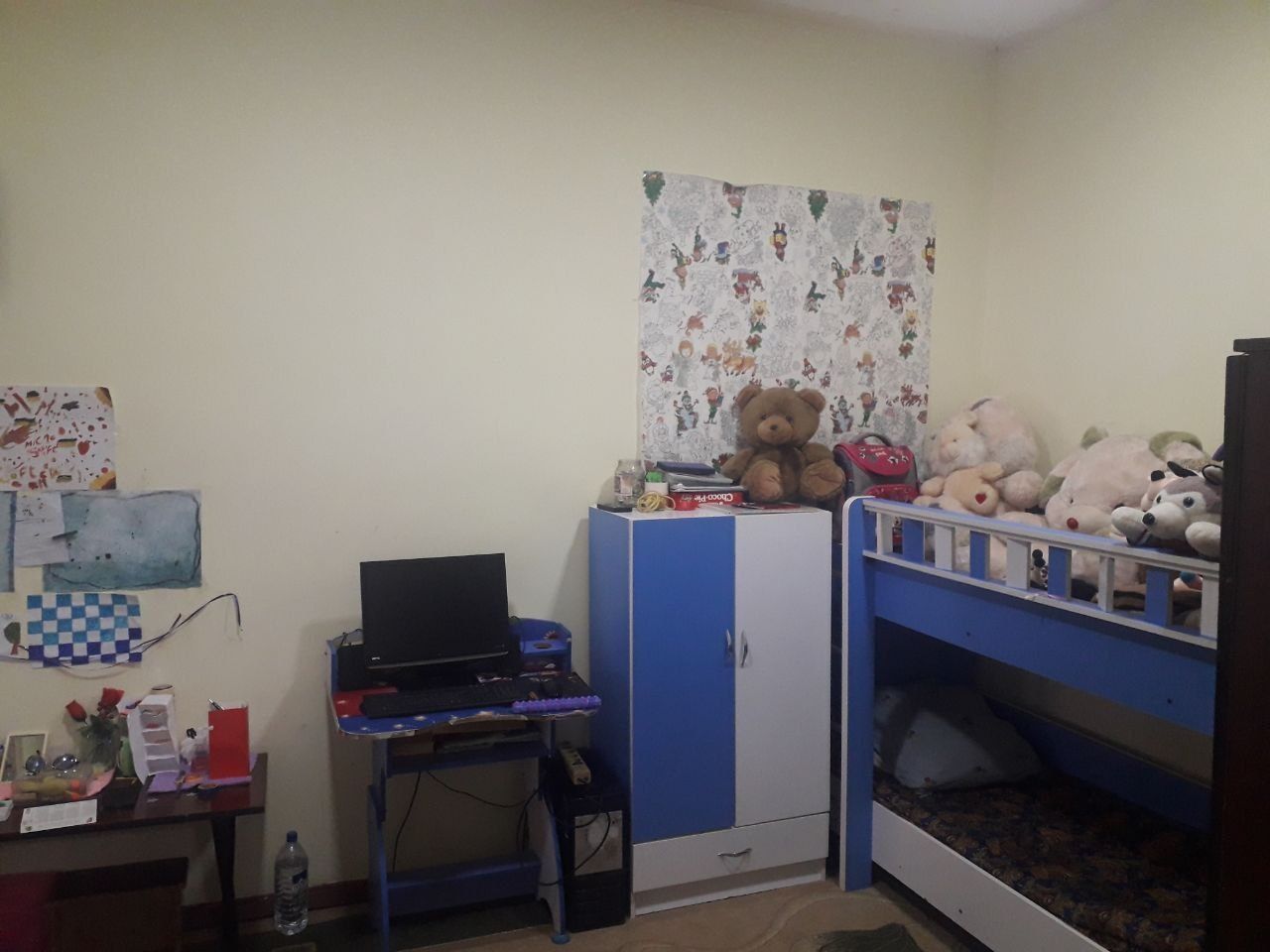 Продается участок 1,5 сотки с домом 3 комнаты. Богзор 4 км от сергели