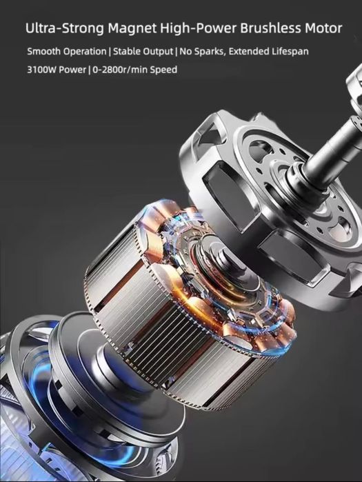 Masina de carotat ultraperformanta. Fara CARBUNI. Super dotata. 4200 W