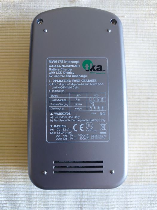 Vind încărcător acumulatorj cameră,telecomanda,tensiometru,etc.