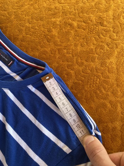 Tricou tommy hilfiger slim fit organic cotton bumbac tshirt