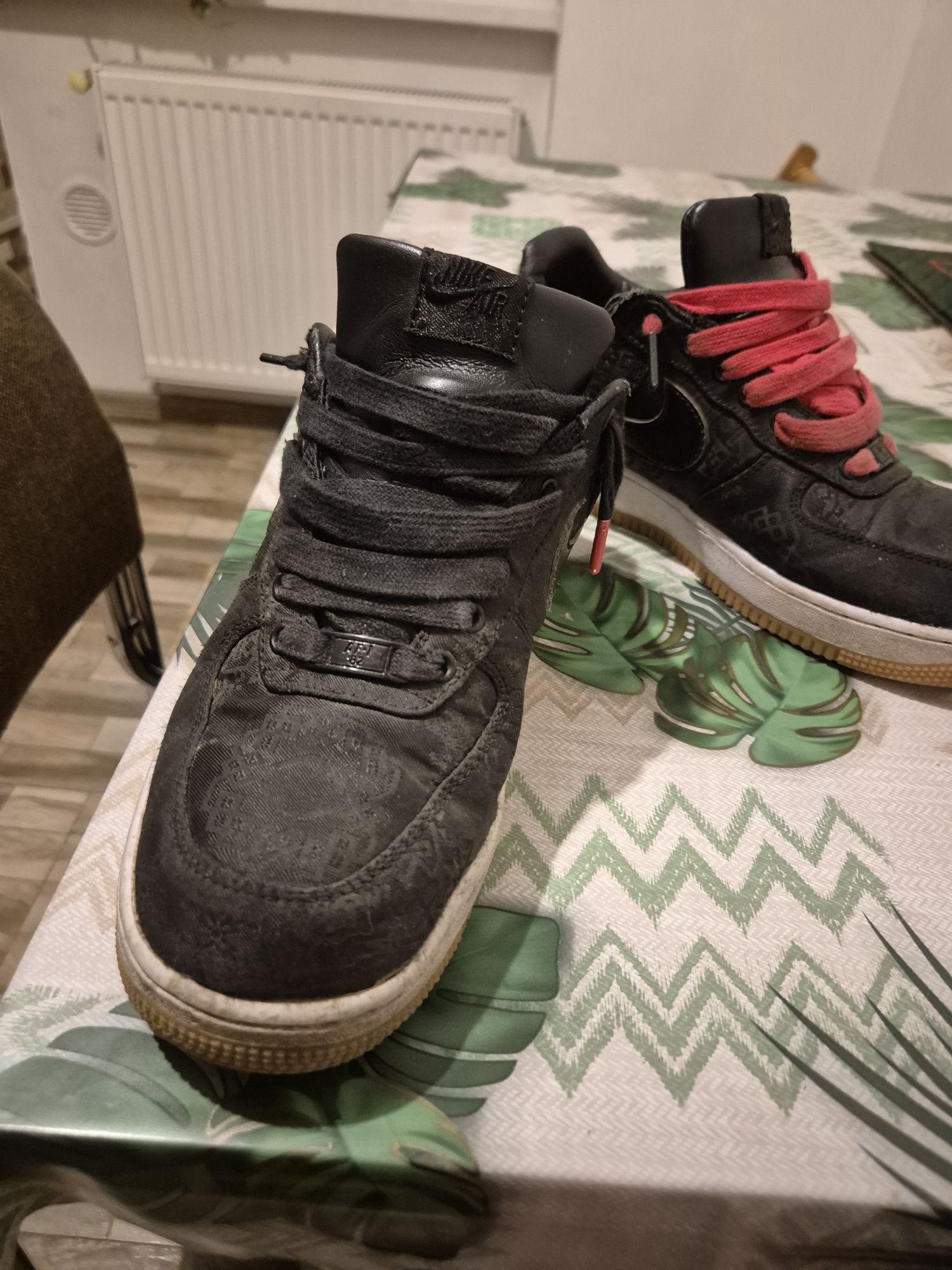 Fragment Design x CLOT x Air Force 1 'Black Silk'