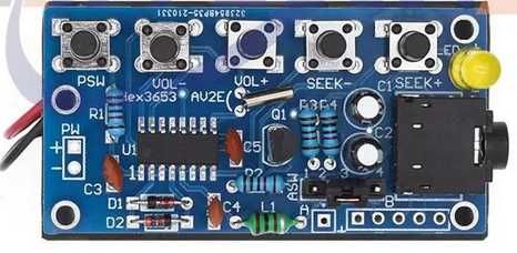 DIY Project Kit+ESP32 30 pini+LCD20x4+DIY FM radio