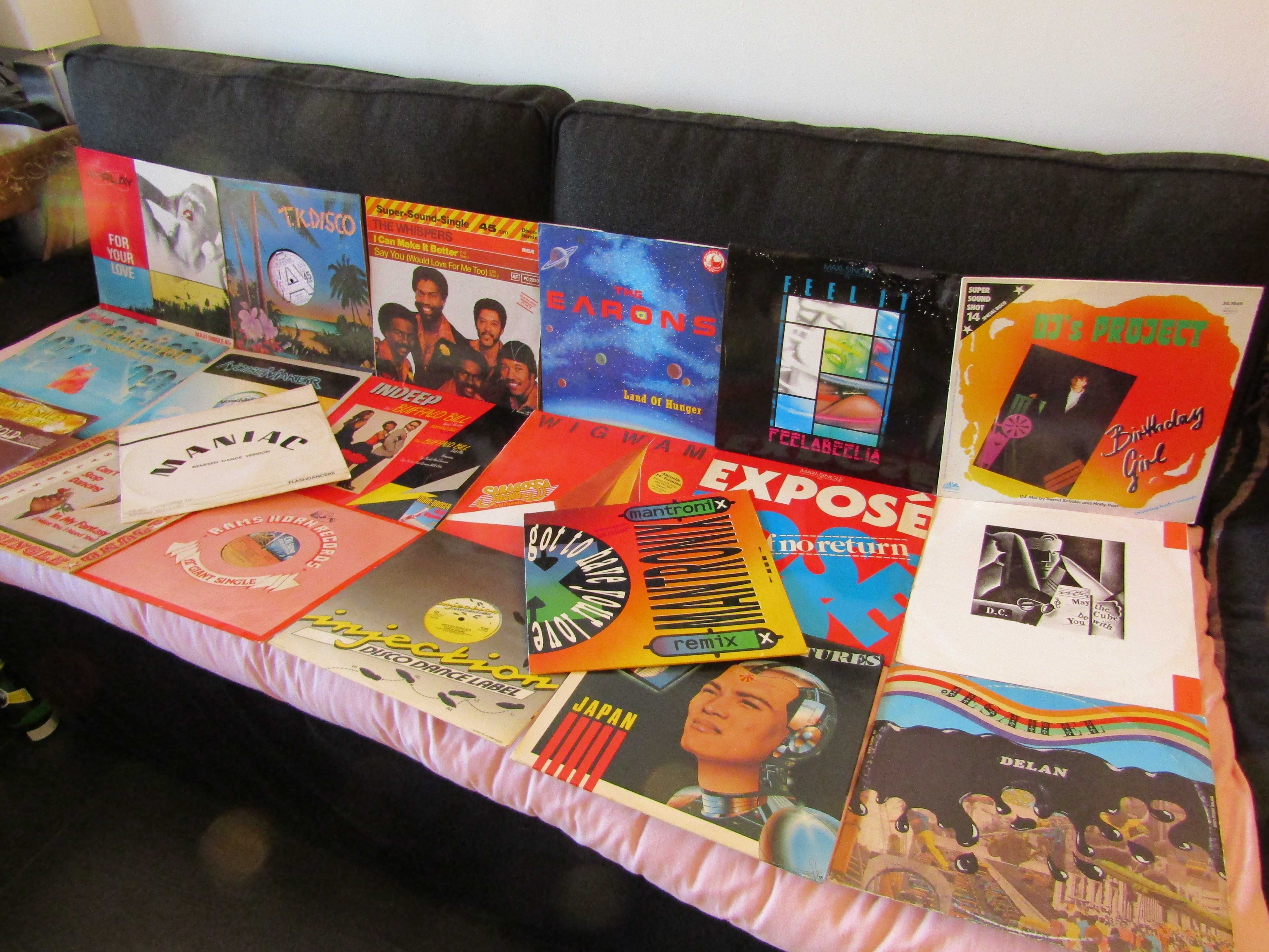 Lot 20 Discuri Vinil Maxi Disco House 1977/2001 Colectare Testa VG+