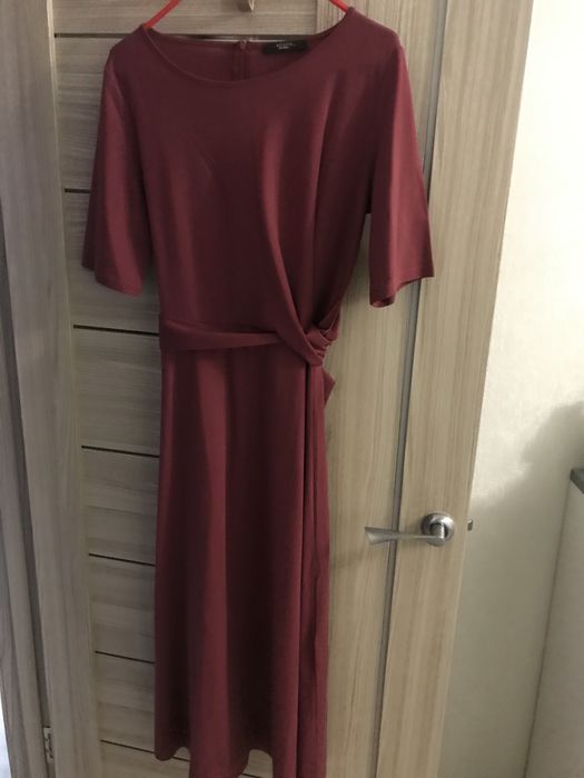 Платье Max Mara Geranio Bordeaux Jersey Knit Dress