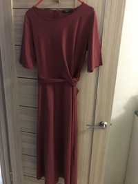 Платье Max Mara Geranio Bordeaux Jersey Knit Dress