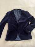 Sacou pentru barbat elegant din catifea, bleumarin de la RW&Co