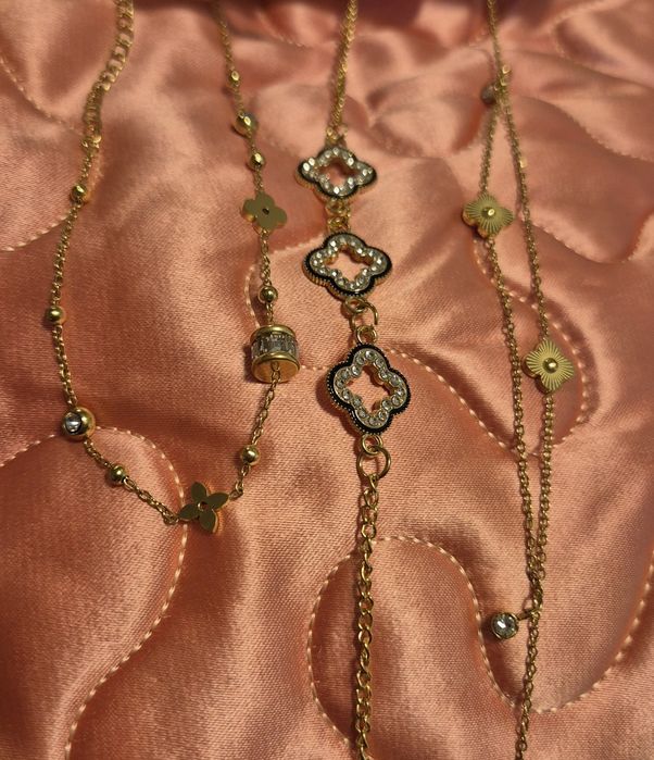 Нови обеци, гривни и колие, бижута от стомана