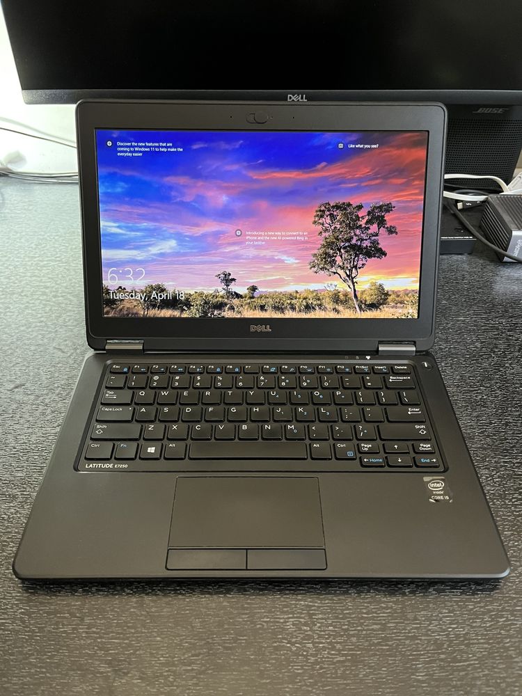 Dell Latitude E7250 12” Laptop i5/8GB/256SSD