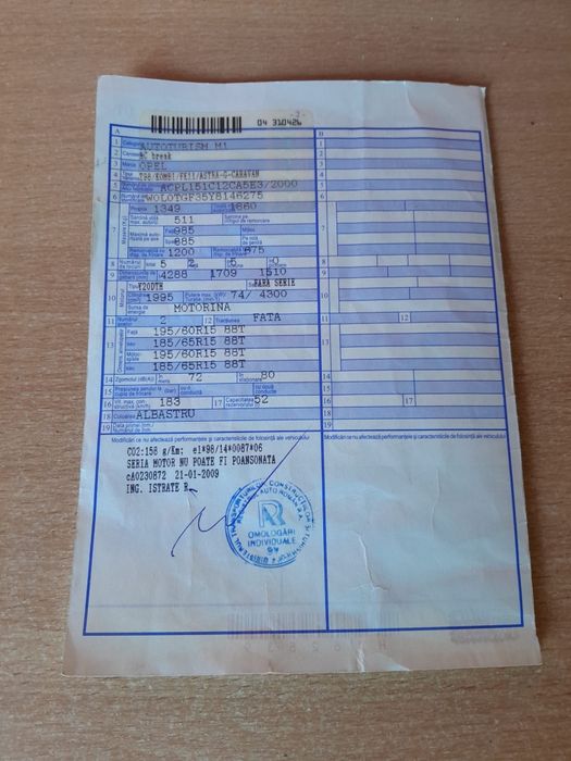 Opel Astra din 2000