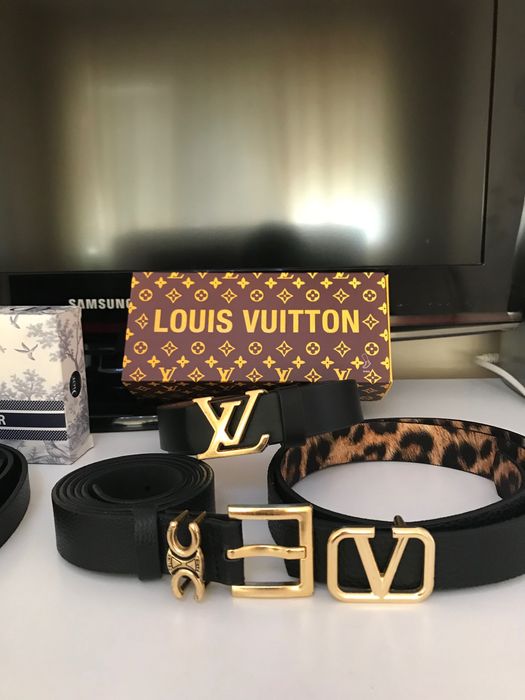 Стилни двустранни колани Valentino CelineLouis Vuitton