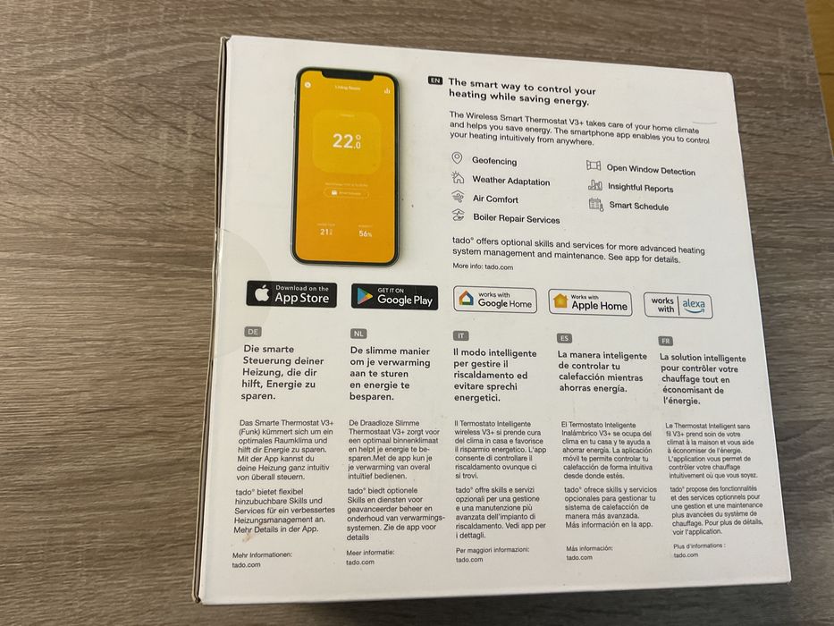Termostat inteligent Tado - Wireless Smart Thermostat V3+ nou