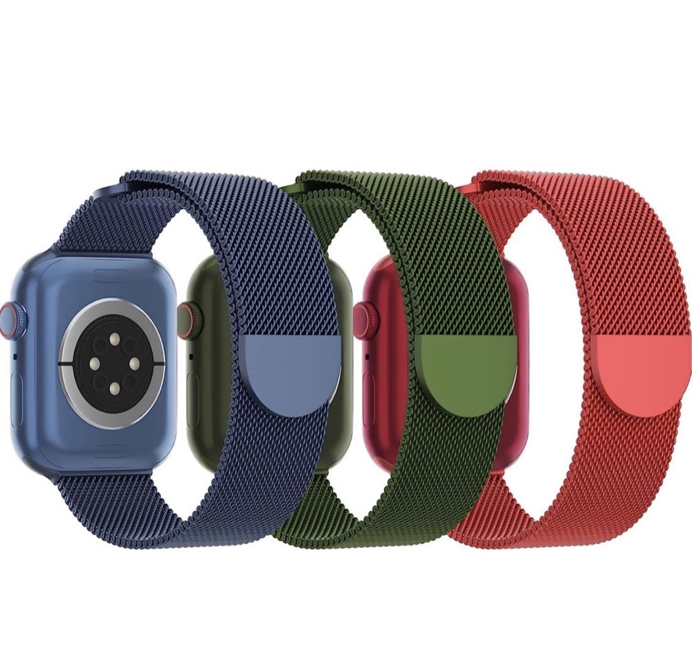 Curea Bratara Metalica Milanesse Loop Compatibila Apple  Folie Silicon