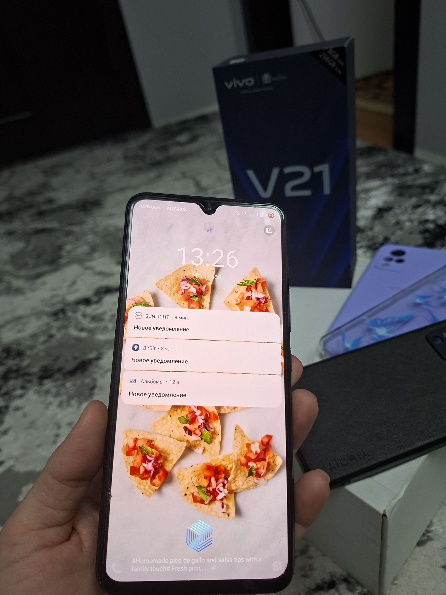 Vivo v21. 256gb полный комплект