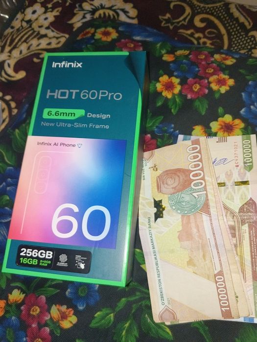 Infinix hot 60 Pro kafolati bilan