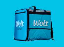 Vand geanta Wolt,aproape noua