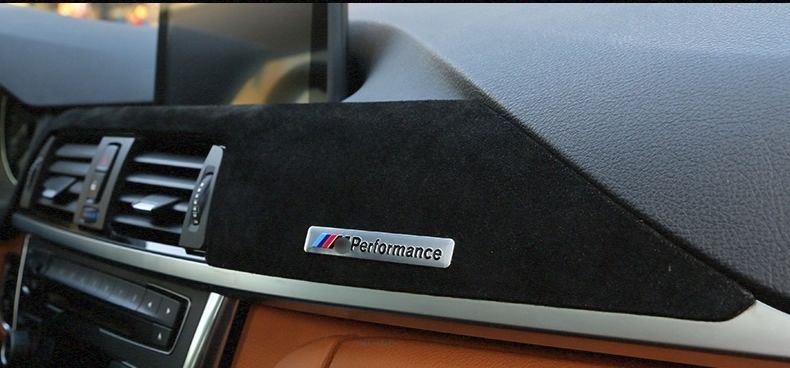 Емблема БМВ М Performance алуминиева Сива /Черна за табло цена за 1бр