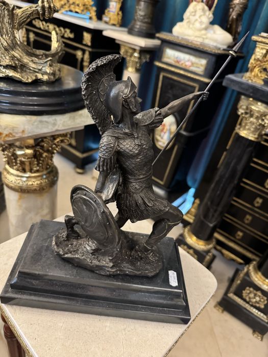 Statueta bronz/ marmura