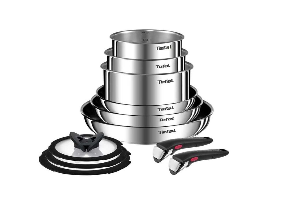 Set 11 piese Ingenio L897SB74, inox Indicator de temperatura, inductie