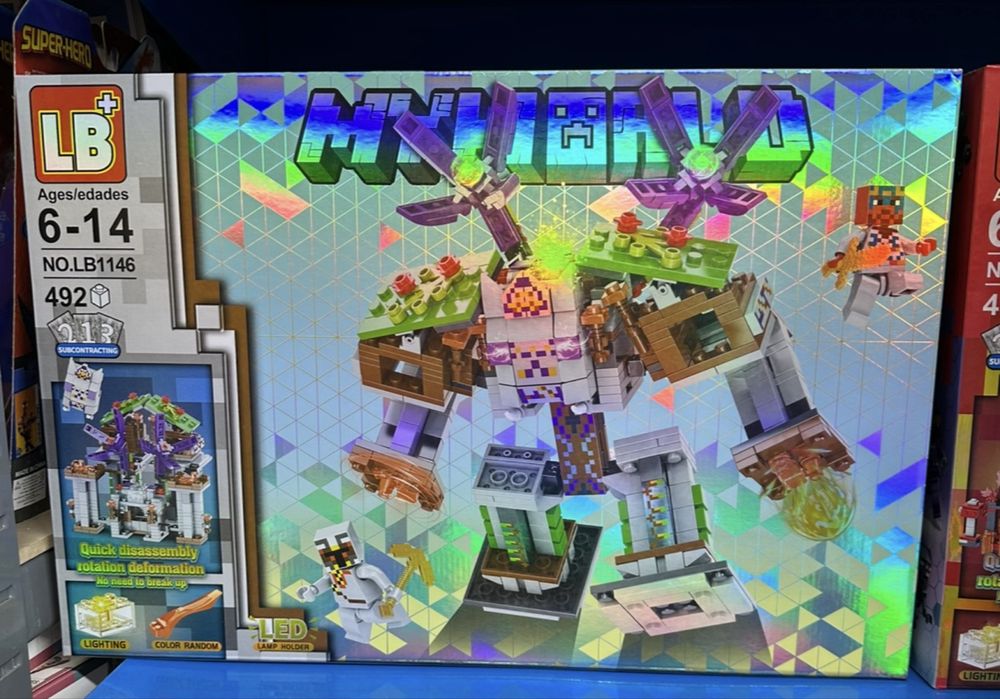 Конструктор Майнкрафт 492 части Minecraft