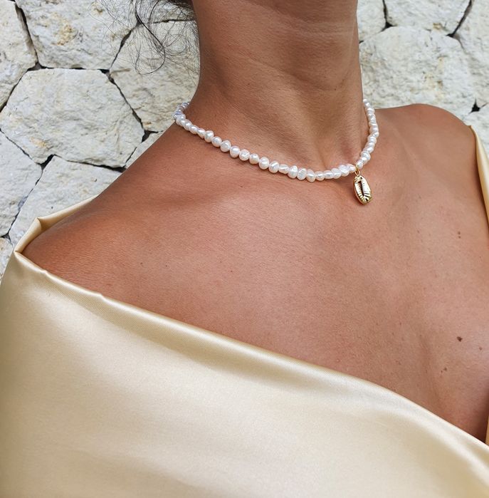 Colier perle naturale