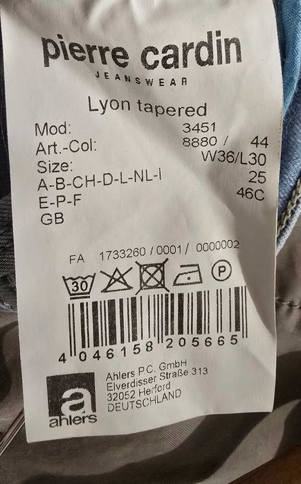 Pierre Cardin W36/L34-мъжки дънки (х-358)