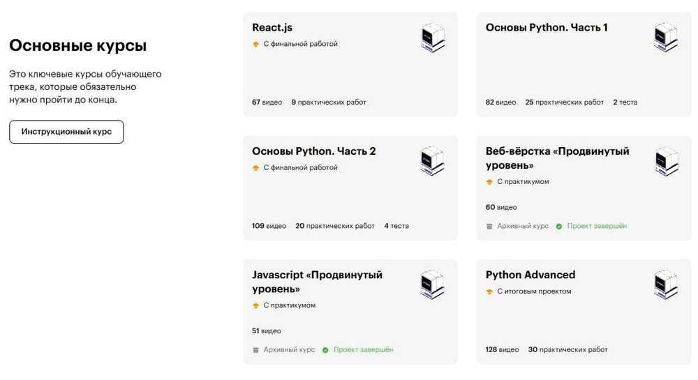 Полный курс обучение - "Профессия Fullstack-разработчик на Python"