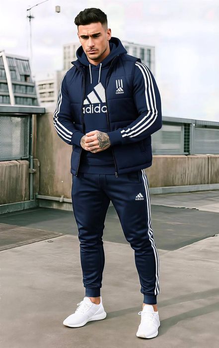 Set 3 piese unisex bumbac vătuit