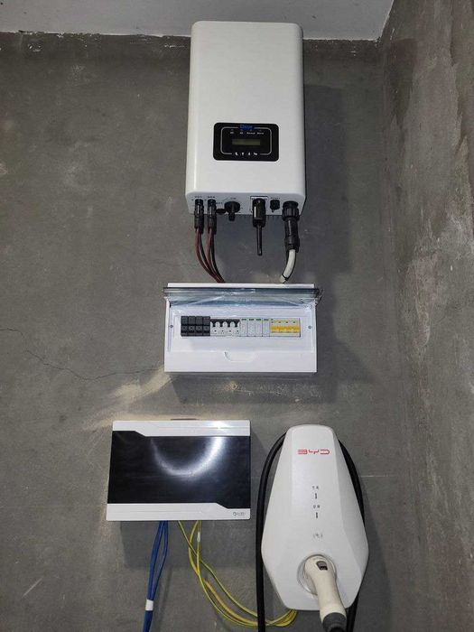 Quyosh panel podkluch ustanovka - установка солнечных панелей