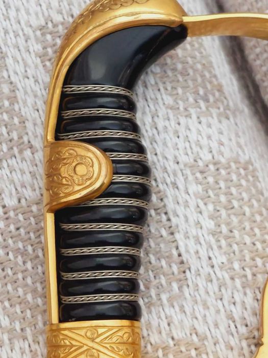 Парадна нем. сабя-Вермахт 1933-34год.позлатена  ръкохватка,като нова