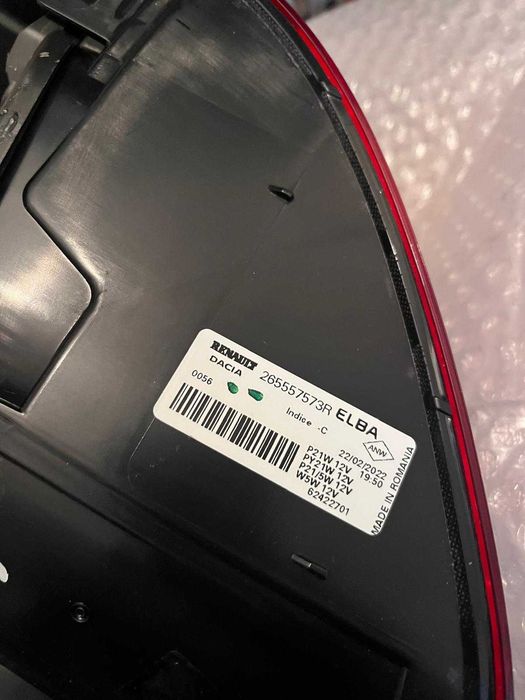 Lampa spate Sandero stepway 3,an 2021