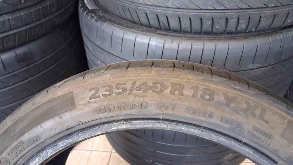 2-Броя летни гуми 235/40/R18 Continental