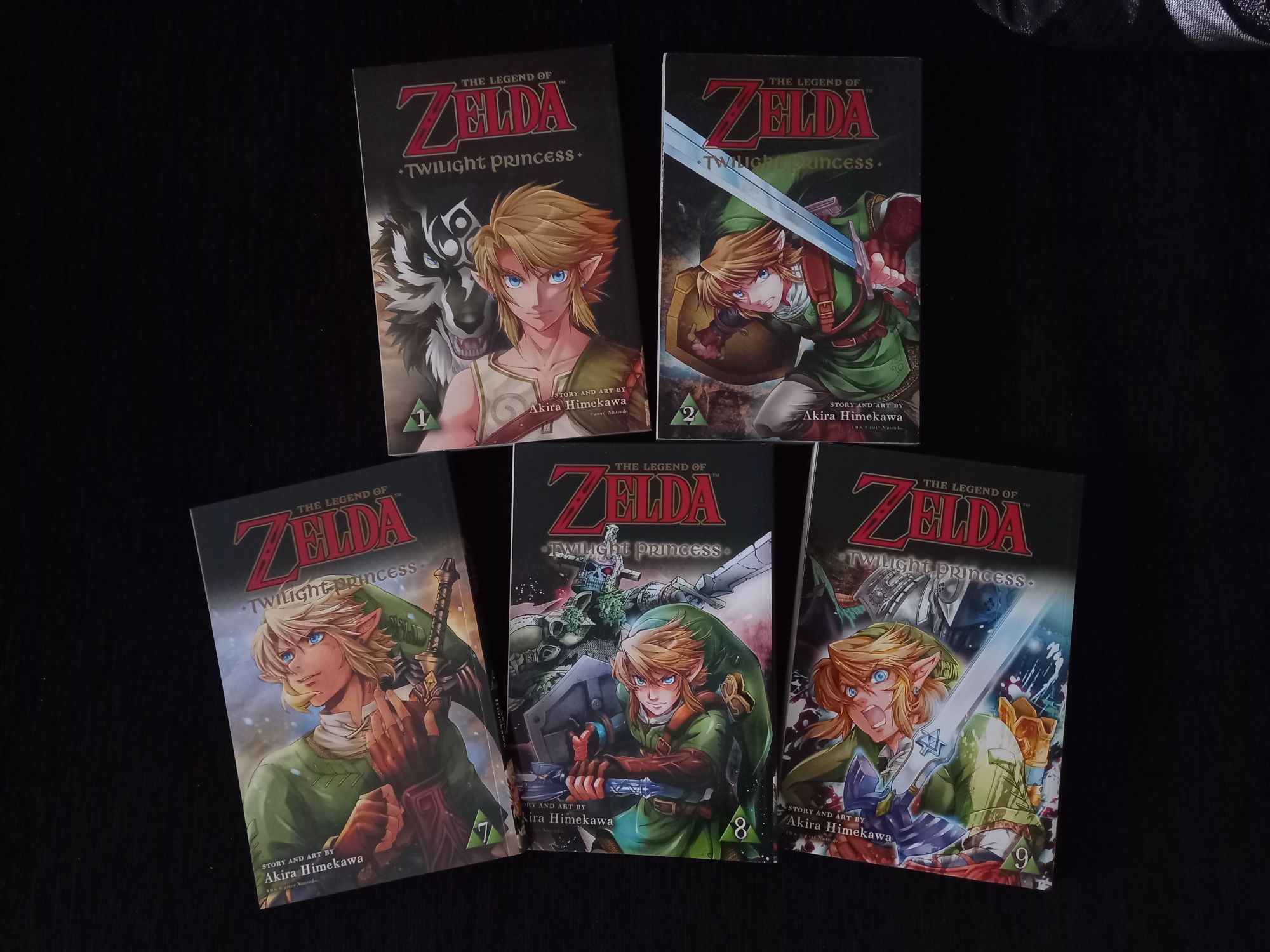 Manga The Legend of Zelda vol 1,2,7,8,9