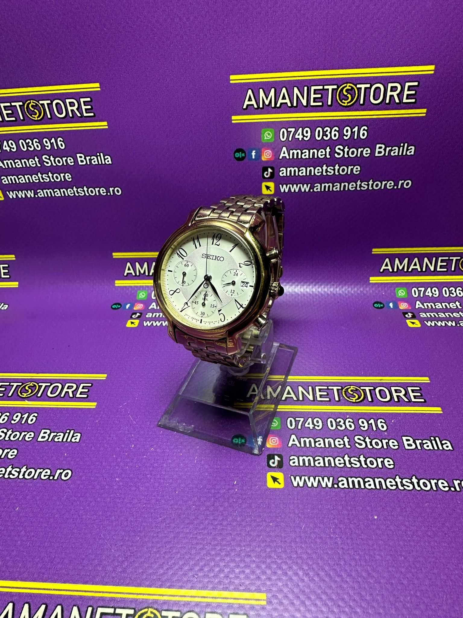 Seiko Lady Fashion Chronograph Amanet Store Braila [7448]