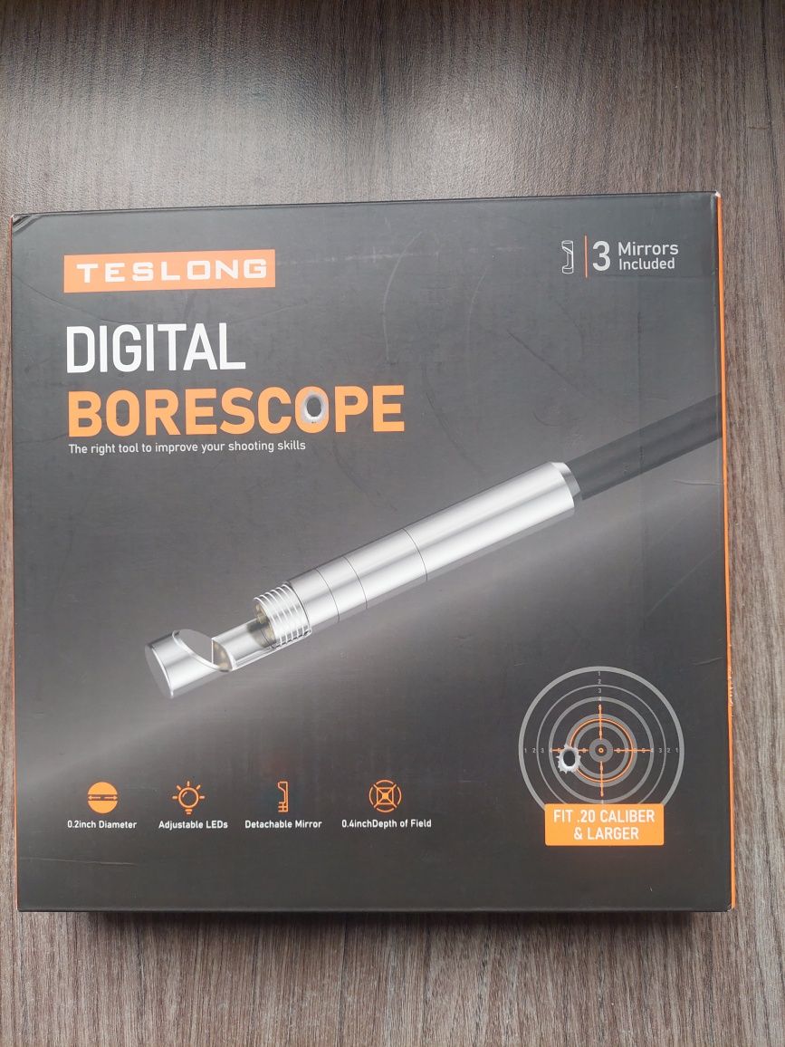 Teslong Bore Scope pentru iPhone și iPad, 1.2m lungime Cablu Wifi Bore