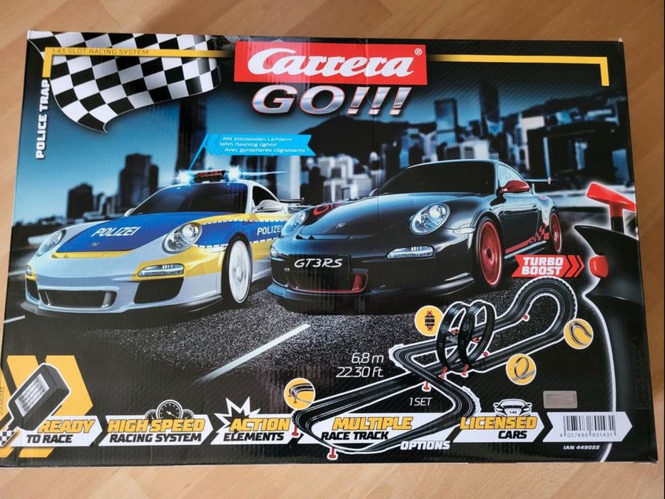 Писта с колички Carrera GO!!! Police Trap
