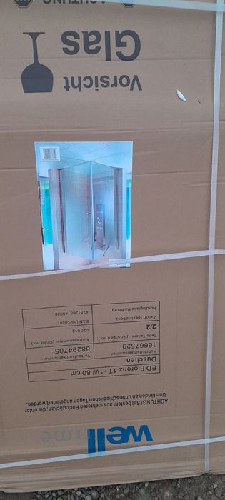 Dușuri  cabine din sticla tratata