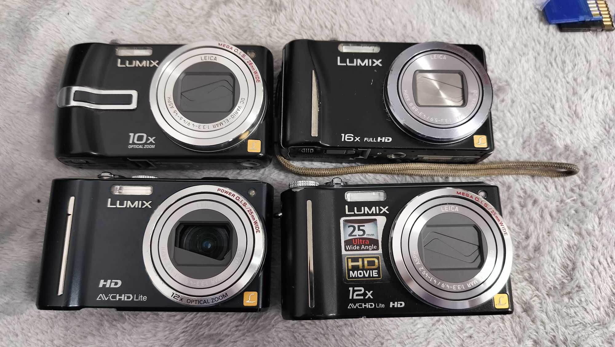 Lot 4X Camera foto Panasonic Lumix Dmc-TZ3 Dmc TZ7 Dmc-TZ10 Dmc-TZ20