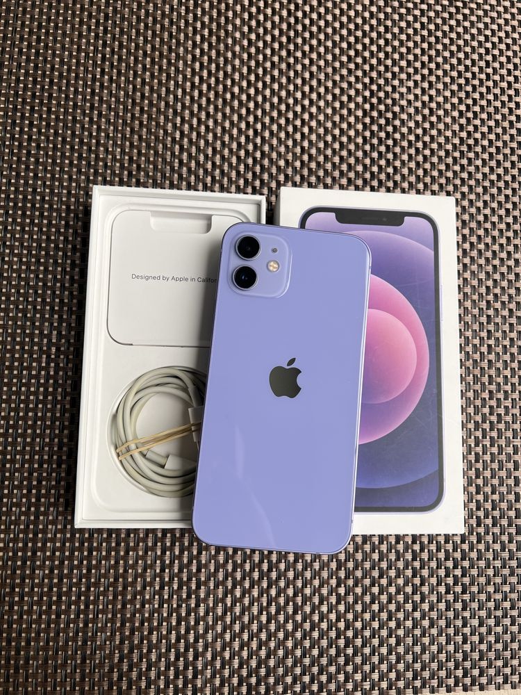 ‼️100%•IPhone 12*лизинг от 20 PURPLE/ айфон 12 лилав 64