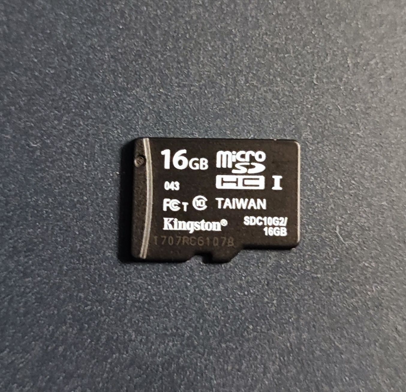 Card MicroSD, 16 Gb, Kingston