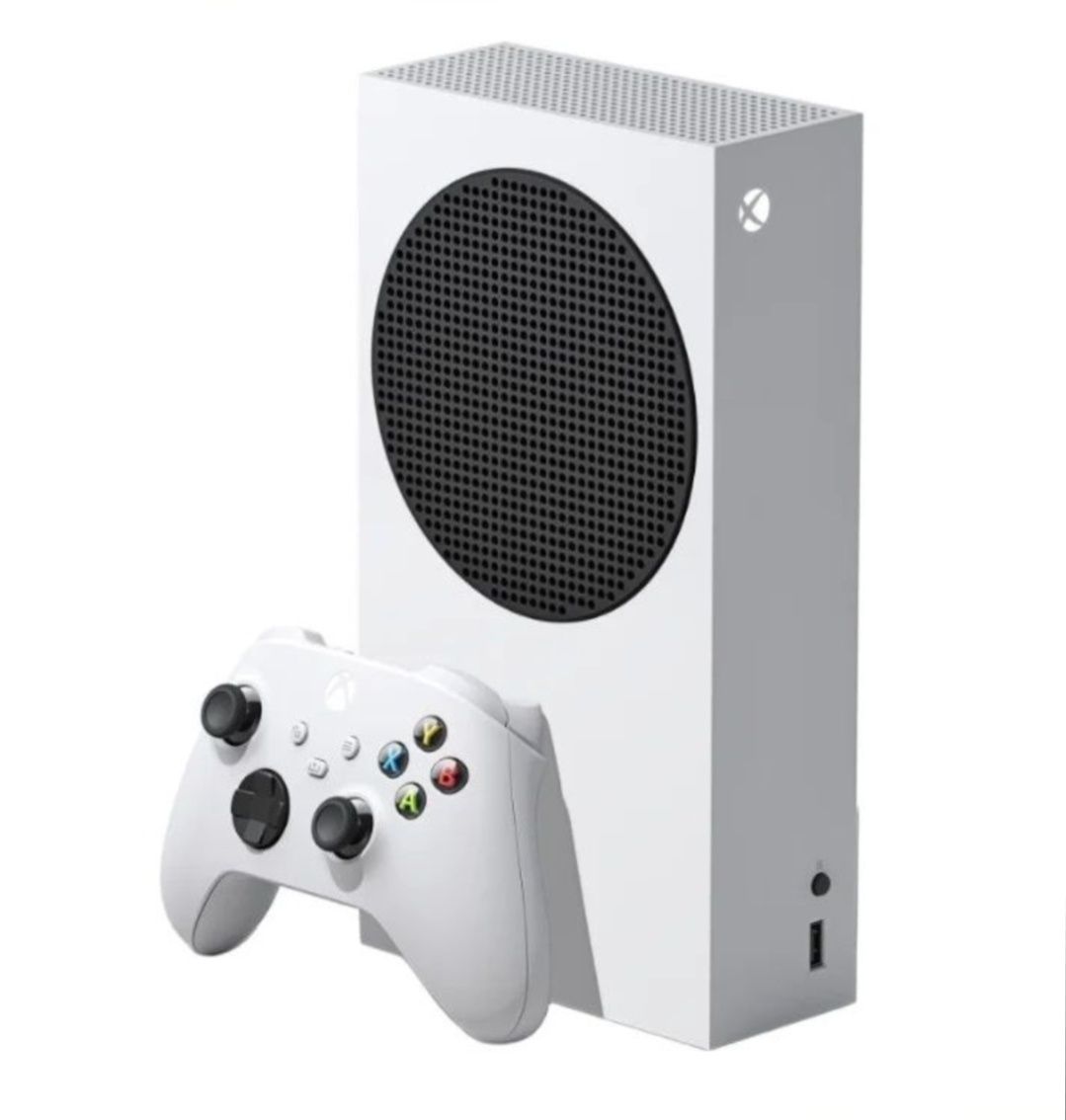 Игровая приставка Xbox Series S белый + 2 геймпад
