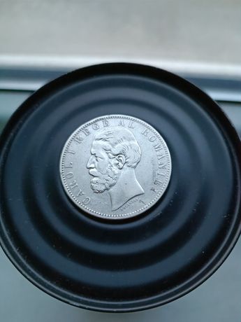 Moneda 5 LEI 1883 argint masiv