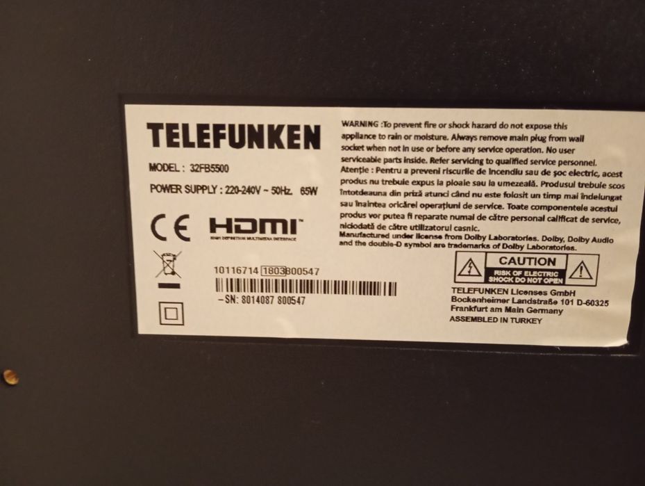 TV Smart Telefunken