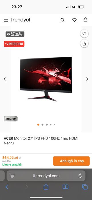 Monitor acer 27 inch
