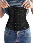 Corset Modelator, Centura, Burtiera, Waist trainer, disp Negru sau Alb